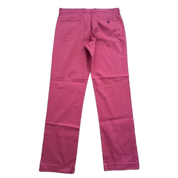 J. Crew ~ Straight Leg Men”s Chino pants ~ muted red color ~ size 33/32 - Picture 5 of 7